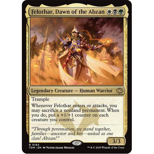 Felothar, Dawn of the Abzan - TDM