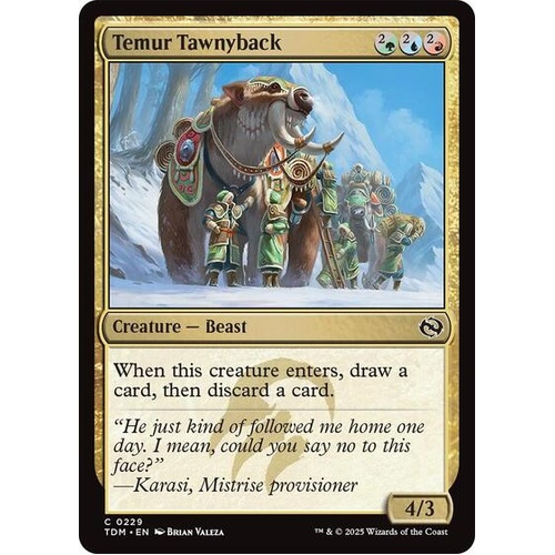 Temur Tawnyback - TDM