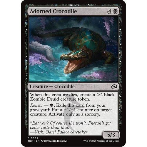 Adorned Crocodile FOIL - TDM