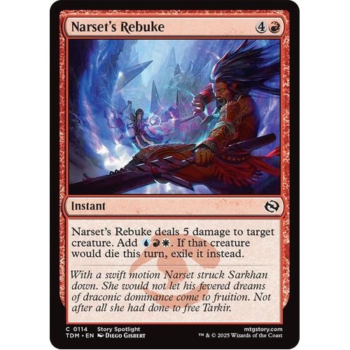 Narset's Rebuke FOIL - TDM