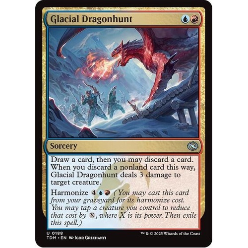 Glacial Dragonhunt FOIL - TDM