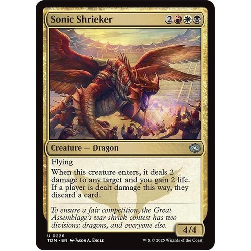 Sonic Shrieker FOIL - TDM