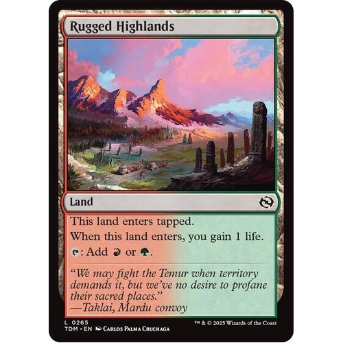 Rugged Highlands FOIL - TDM