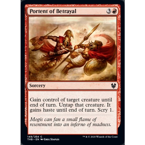 Portent of Betrayal FOIL - THB