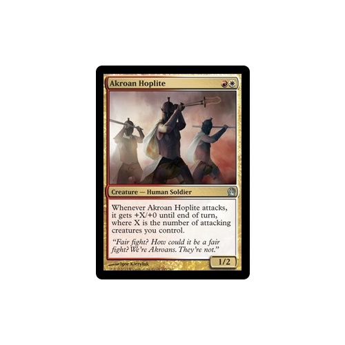Akroan Hoplite FOIL - THS