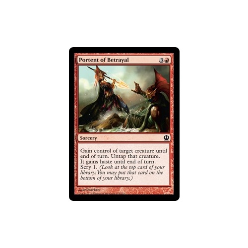 Portent of Betrayal FOIL - THS