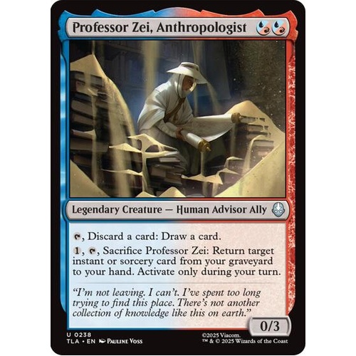 Professor Zei, Anthropologist - TLA