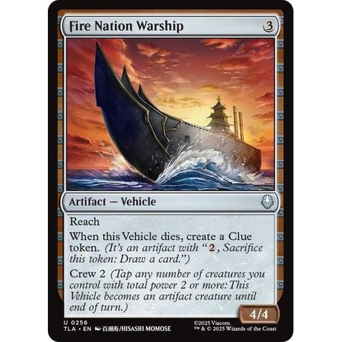 Fire Nation Warship - TLA