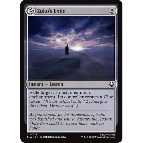 Zuko's Exile FOIL - TLA