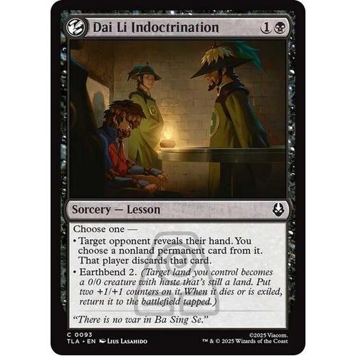 Dai Li Indoctrination FOIL - TLA