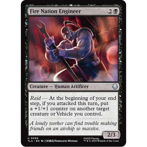 Fire Nation Engineer FOIL - TLA