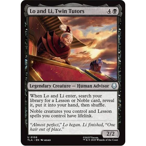 Lo and Li, Twin Tutors FOIL - TLA
