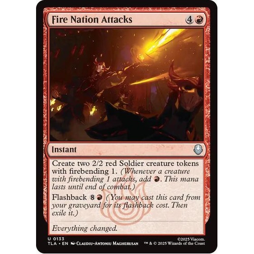 Fire Nation Attacks FOIL - TLA