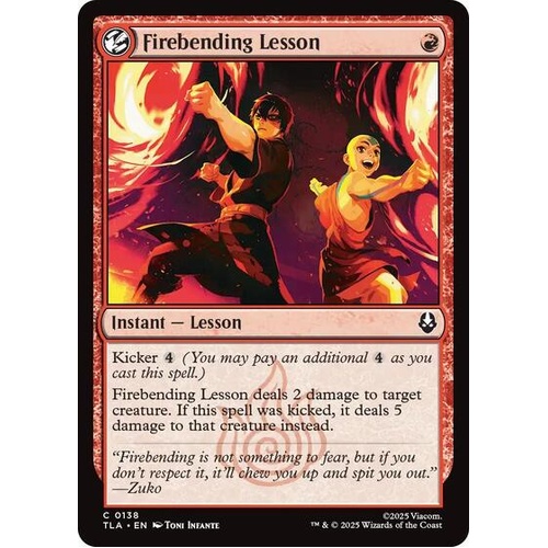 Firebending Lesson FOIL - TLA