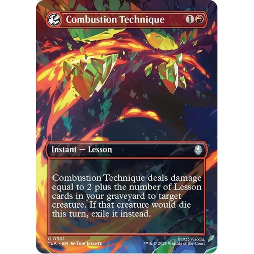 Combustion Technique (Borderless) FOIL - TLA