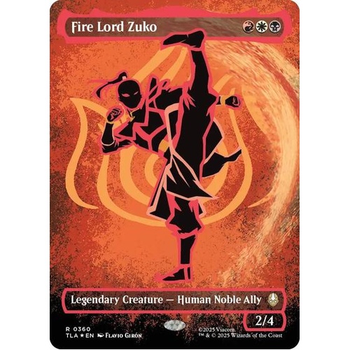 火の王ズーコ Fire Lord Zuko ネオンインクfoil 1枚 Neon Ink Fire Lord Zuko FOIL Magic: The Gathering Avatar The Last