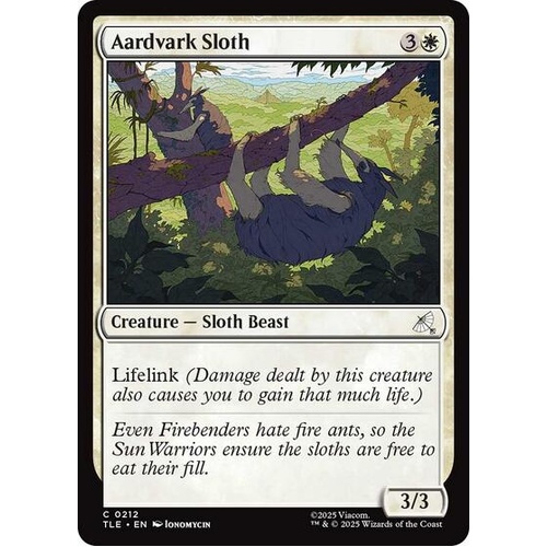 Aardvark Sloth (0212) - TLE