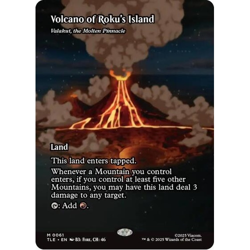 Volcano of Roku's Island - Valakut, the Molten Pinnacle FOIL - TLE