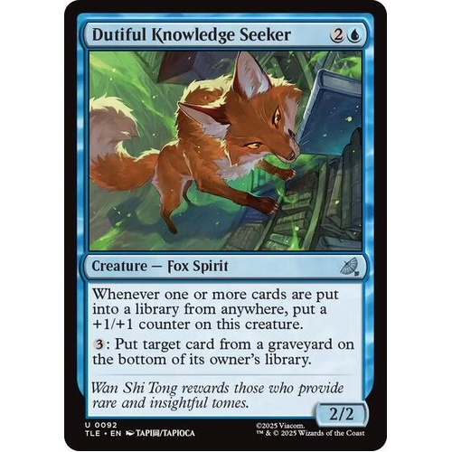 Dutiful Knowledge Seeker FOIL - TLE