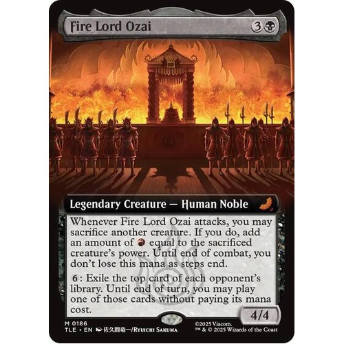 Fire Lord Ozai (Extended Art) FOIL - TLE