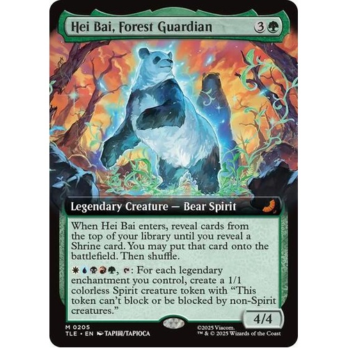 Hei Bai, Forest Guardian (Extended Art) FOIL - TLE