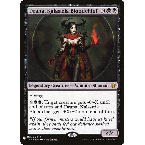 Drana, Kalastria Bloodchief - TLP