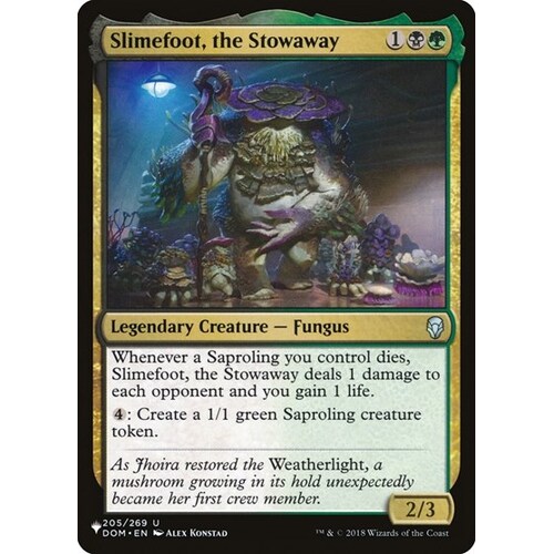 Slimefoot, the Stowaway - TLP