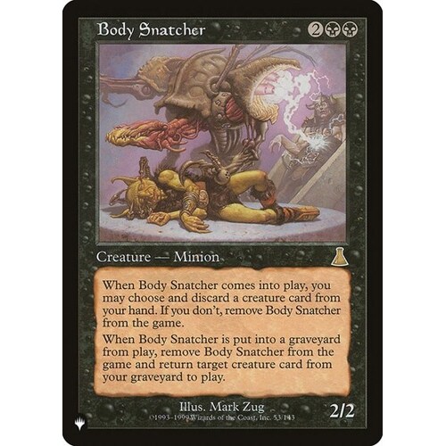 Body Snatcher - TLP