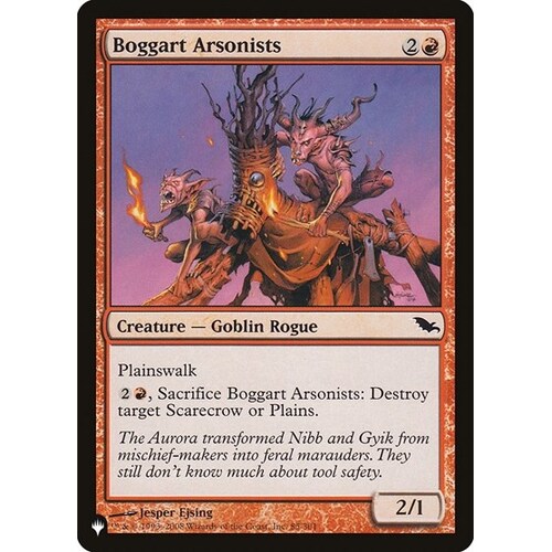 Boggart Arsonists - TLP