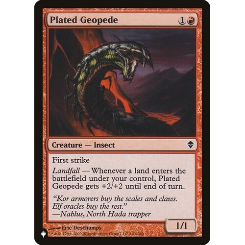 Plated Geopede - TLP