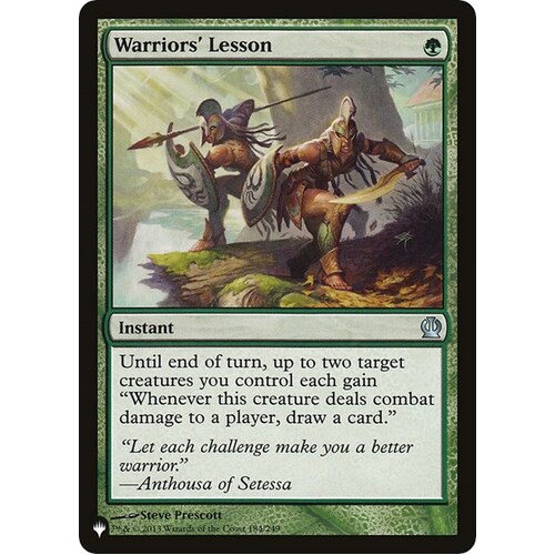 Warriors' Lesson - TLP