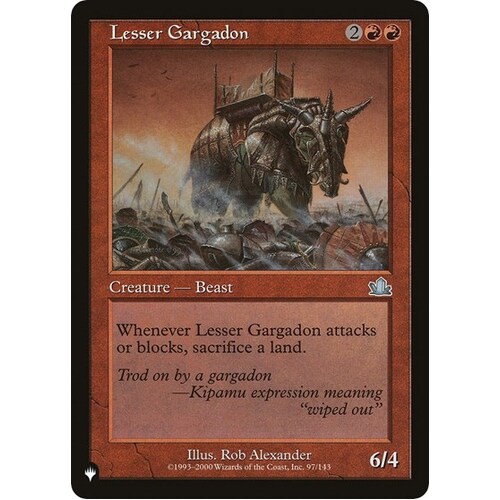 Lesser Gargadon - TLP