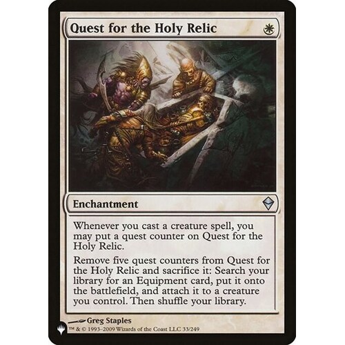 Quest for the Holy Relic - TLP