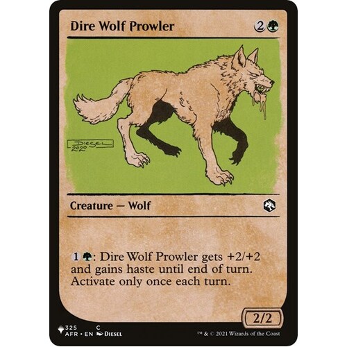 Dire Wolf Prowler (Showcase) - TLP