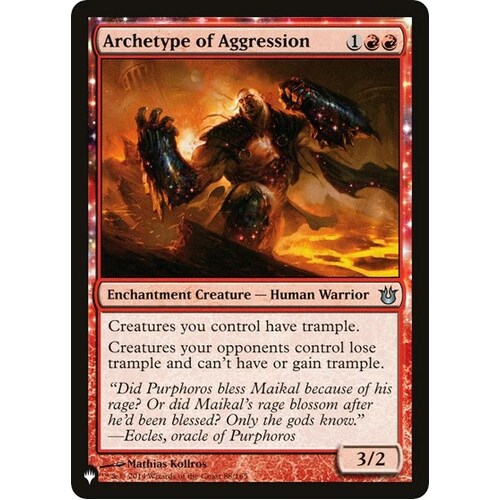 Archetype of Aggression - TLP