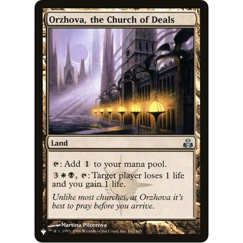 Orzhova, the Church of Deals - TLP