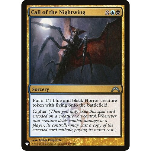 Call of the Nightwing (GTC) - TLP