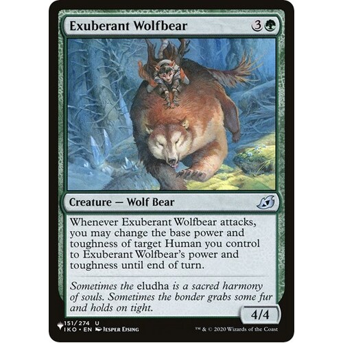 Exuberant Wolfbear - TLP
