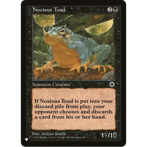 Noxious Toad - TLP
