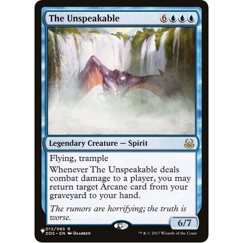 The Unspeakable - TLP