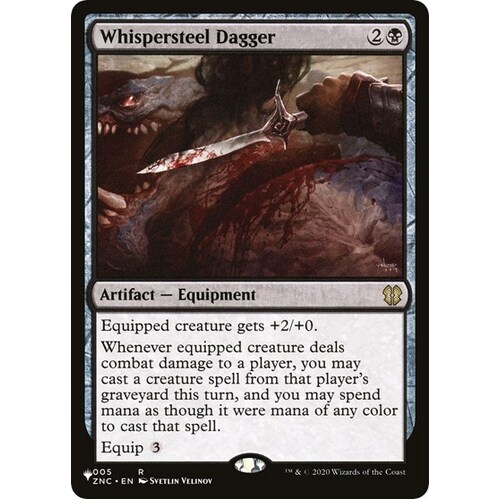 Whispersteel Dagger - TLP