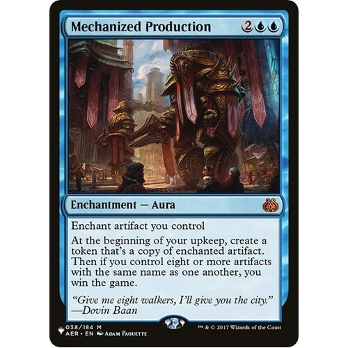 Mechanized Production - TLP