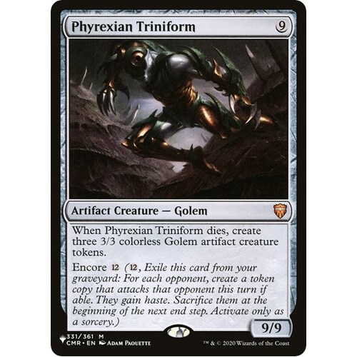 Phyrexian Triniform - TLP