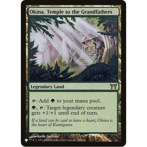 Okina, Temple to the Grandfathers - TLP