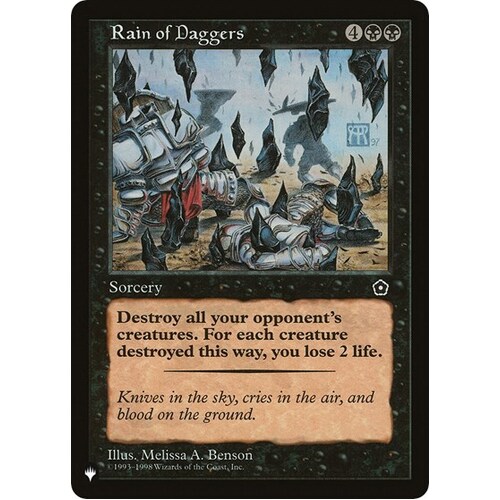 Rain of Daggers - TLP