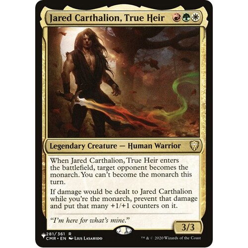 Jared Carthalion, True Heir - TLP