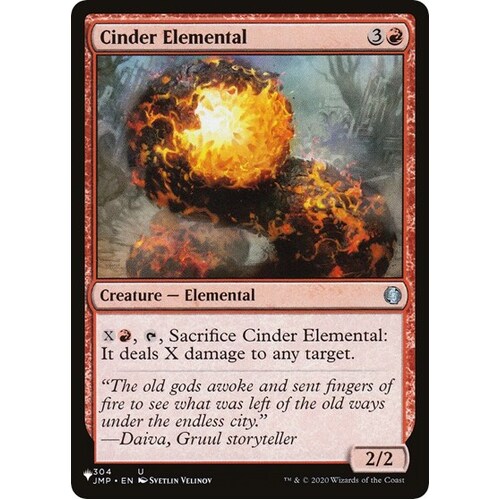 Cinder Elemental - TLP