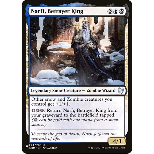 Narfi, Betrayer King - TLP