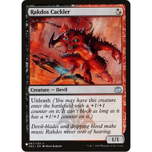 Rakdos Cackler - TLP
