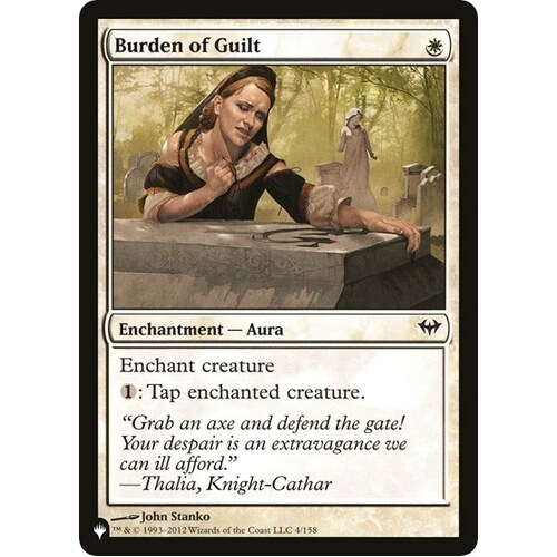 Burden of Guilt - TLP